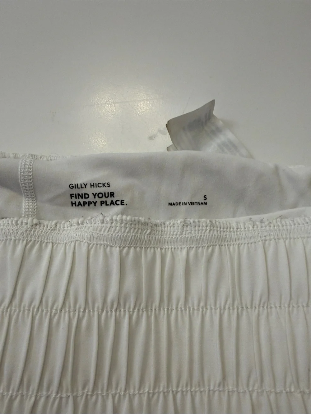 Gilly Hicks Hollister White High-Waist Athletic Shorts